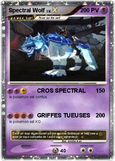 Pokemon Spectral Wolf