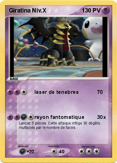Pokemon Giratina Niv.X
