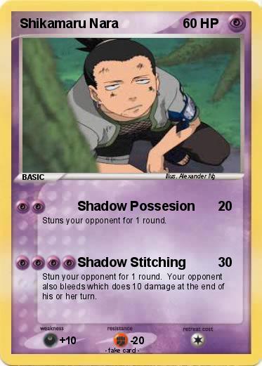Pokemon Shikamaru Nara