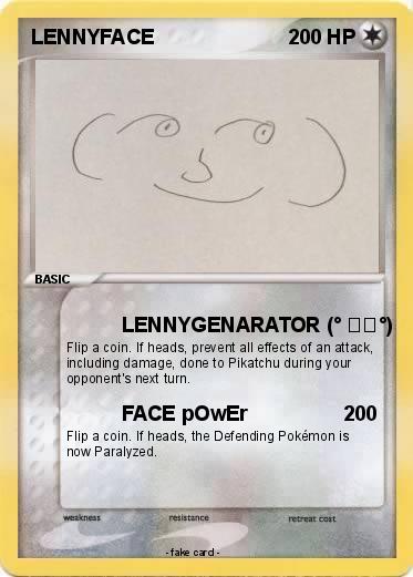Pokemon LENNYFACE