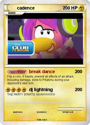 Pokemon cadence