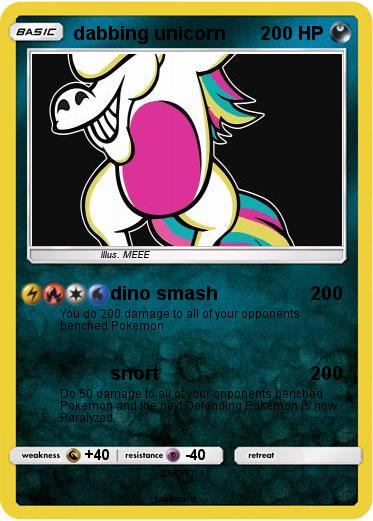 Pokemon dabbing unicorn