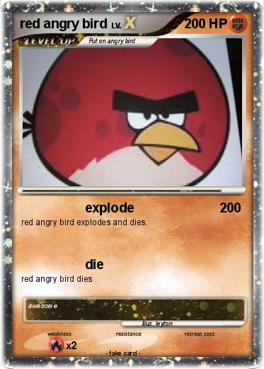 Pokemon red angry bird