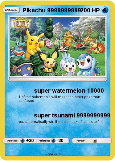 Pokemon Pikachu 9999999999