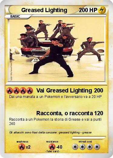 Pokemon Greased Lighting
