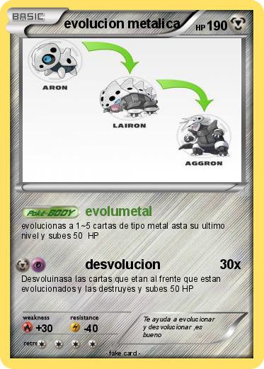Pokemon evolucion metalica
