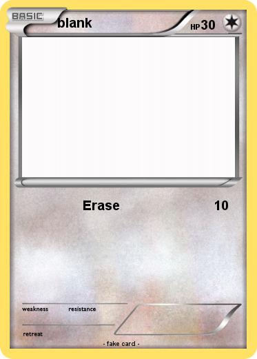 Pokemon blank