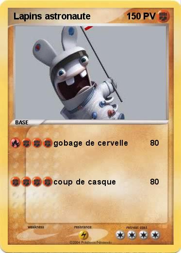 Pokemon Lapins astronaute