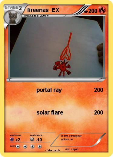 Pokemon fireenas  EX