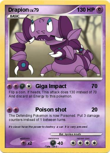 Pokemon Drapion