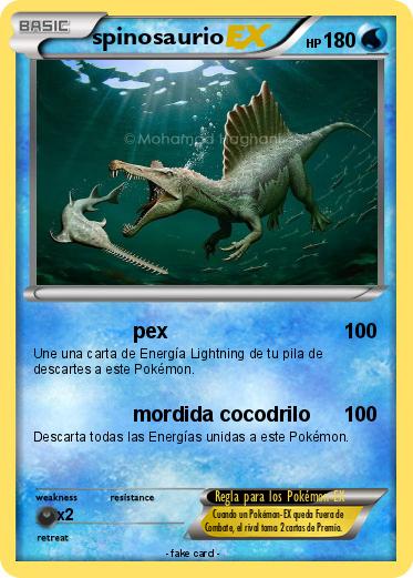 Pokemon spinosaurio