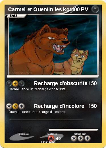 Pokemon Carmel et Quentin les kogas