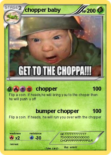 Pokemon chopper baby