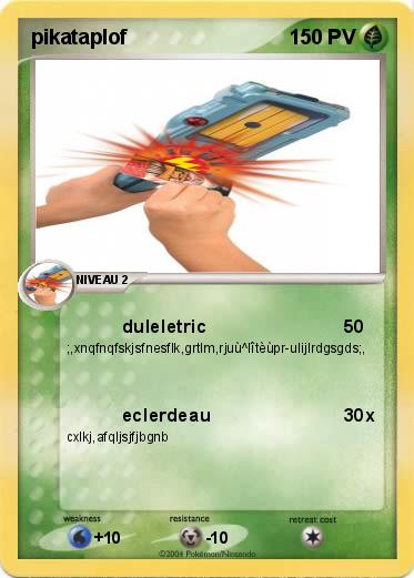 Pokemon pikataplof