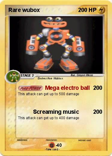 Pokemon Rare wubox