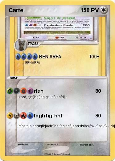 Pokemon Carte