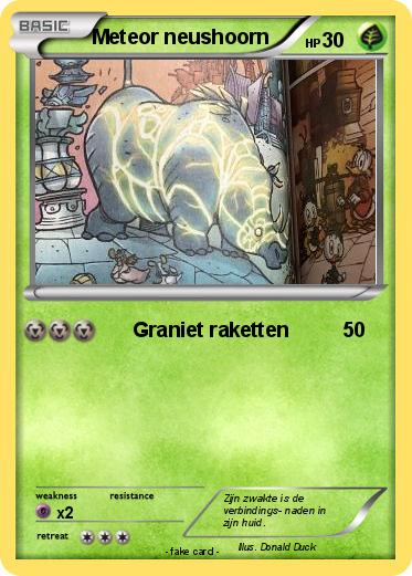 Pokemon Meteor neushoorn