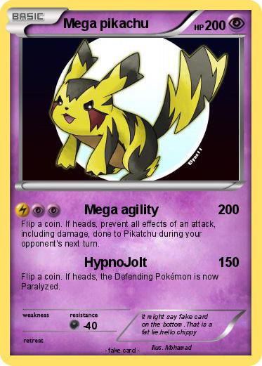 Pokemon Mega pikachu