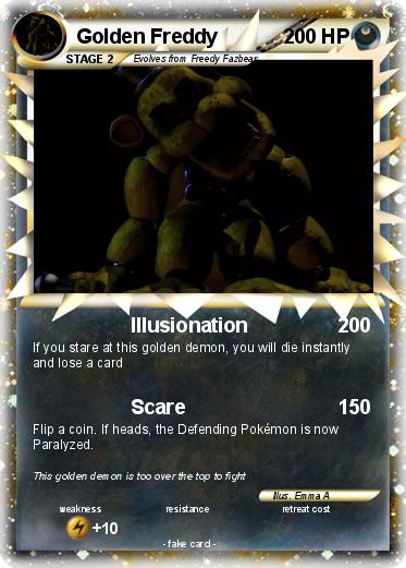 Pokemon Golden Freddy