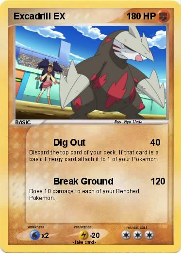 Pokemon Excadrill EX