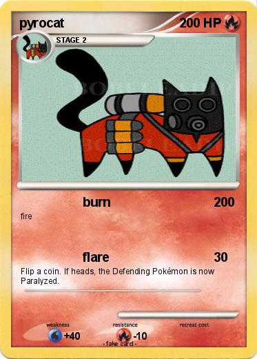 Pokemon pyrocat