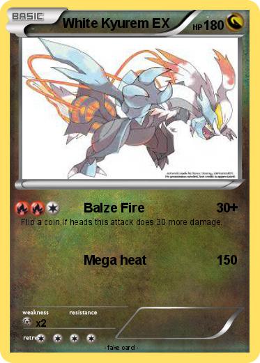Pokemon White Kyurem EX