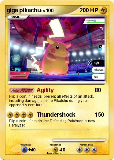 Pokemon giga pikachu