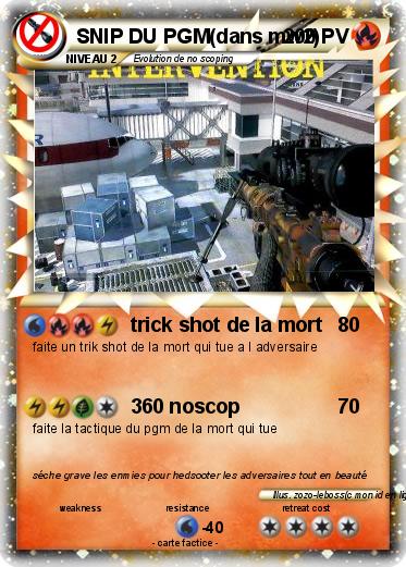 Pokemon SNIP DU PGM(dans mw2)