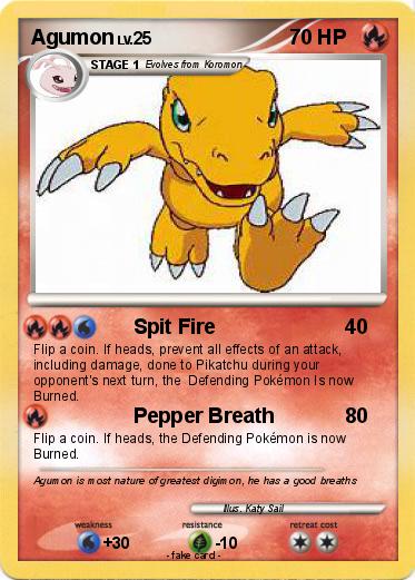 Pokemon Agumon