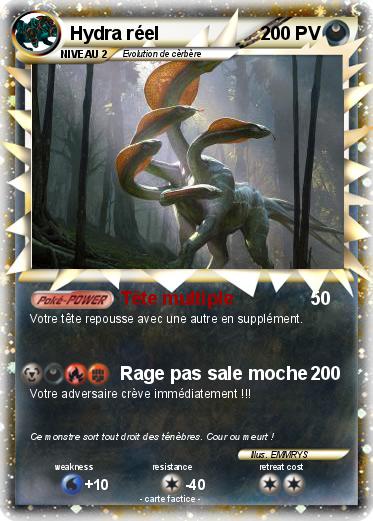 Pokemon Hydra réel