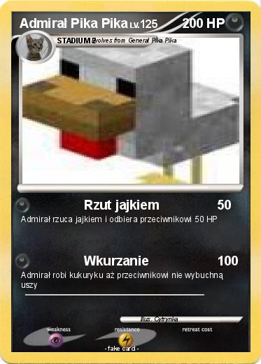 Pokemon Admirał Pika Pika