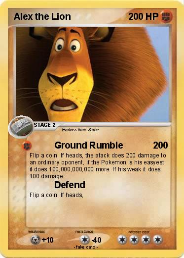 Pokemon Alex the Lion