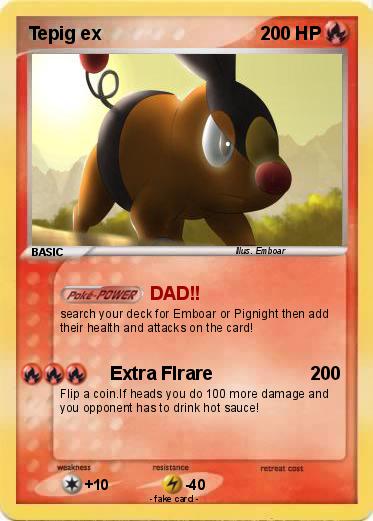 Pokemon Tepig ex
