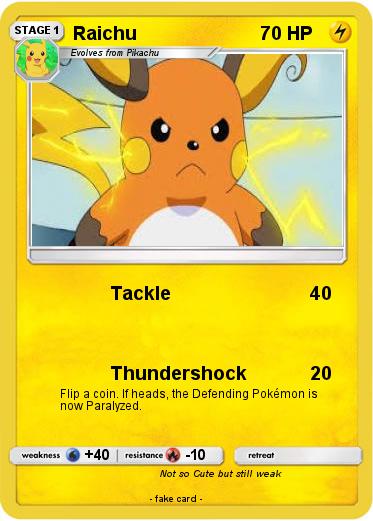 Pokemon Raichu