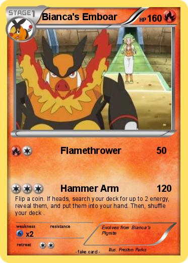 Pokemon Bianca's Emboar