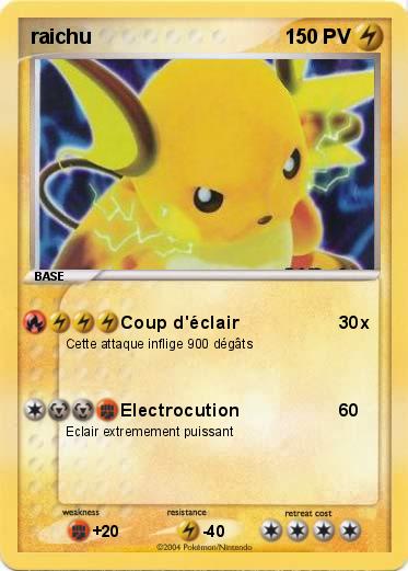 Pokemon raichu