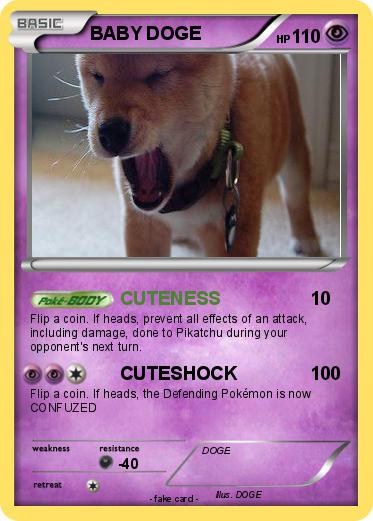 Pokemon BABY DOGE