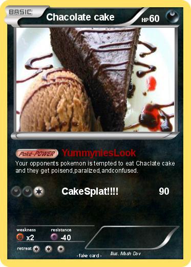 Pokemon Chacolate cake