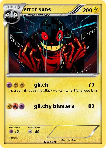Pokemon error sans