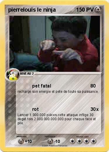 Pokemon pierrelouis le ninja