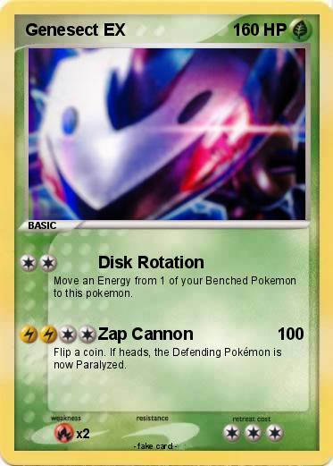 Pokemon Genesect EX