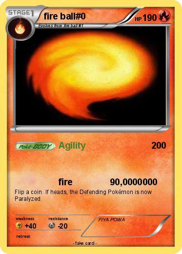 Pokemon fire ball#0