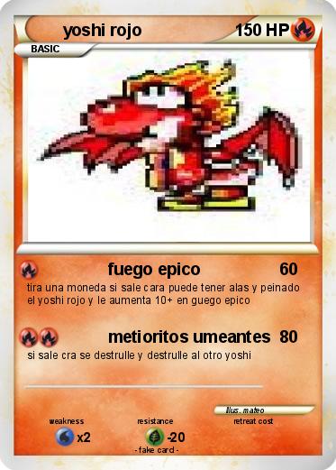 Pokemon yoshi rojo