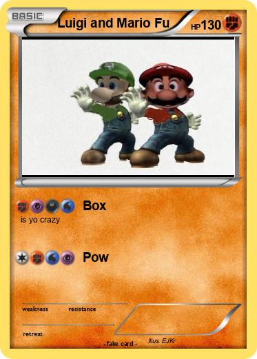 Pokemon Luigi and Mario Fu