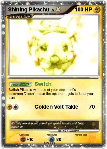 Pokemon Shining Pikachu