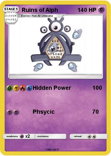 Pokemon Ruins of Alph