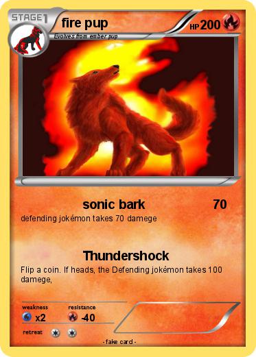 Pokemon fire pup
