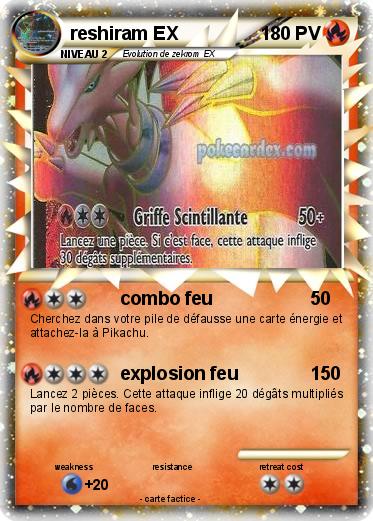 Pokemon reshiram EX