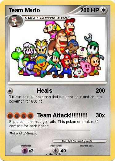 Pokemon Team Mario