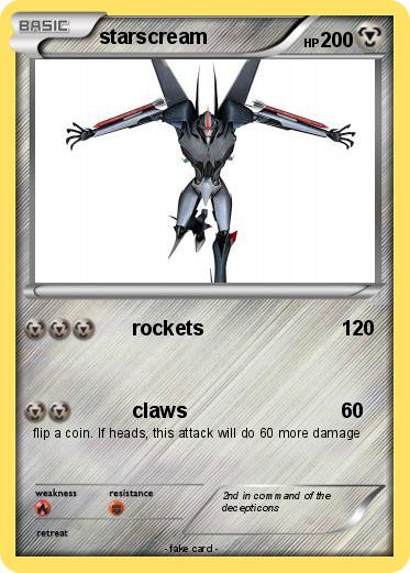 Pokemon starscream